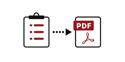 案件自動フォーマット化PDF・画像出力機能